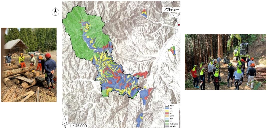 日本最大級の環境林の全体イメージ